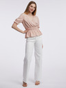 Orsay Hellrosa gemusterte Damenbluse ORSAY