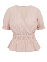 Orsay Hellrosa gemusterte Damenbluse ORSAY
