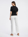 Orsay Schwarze gemusterte Damenbluse ORSAY
