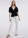 Orsay Schwarze gemusterte Damenbluse ORSAY