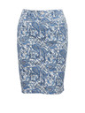 Orsay Blaue gemusterter Damen-Denimrock ORSAY