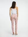 Orsay Pinke gemusterte Slim Fit Jeans Damen ORSAY