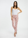 Orsay Pinke gemusterte Slim Fit Jeans Damen ORSAY
