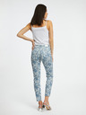 Orsay Blaue gemusterte Damen Slim Fit Jeans ORSAY