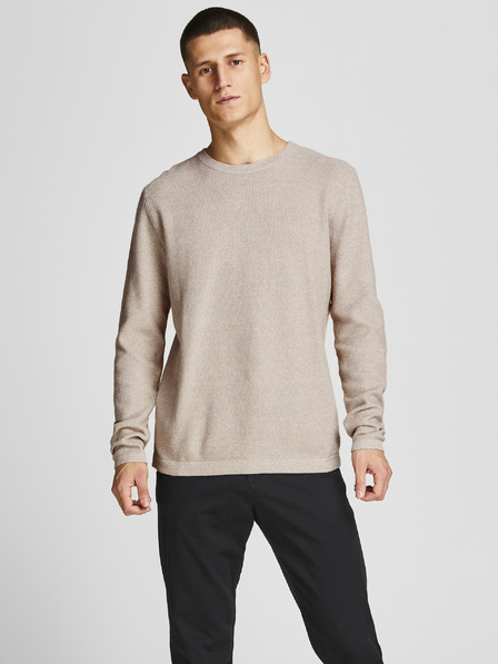 Jack & Jones Beige Jack & Jones Gustav Pullover