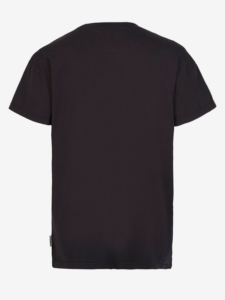 O'Neill Schwarzes bedrucktes Damen T-Shirt O'Neill CONNECTIVE GRAPHIC LONG TSHIRT
