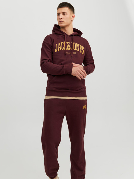 Jack & Jones Jack & Jones Josh Herren-Kapuzenpullover in Burgunderrot
