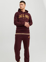Jack & Jones Jack & Jones Josh Herren-Kapuzenpullover in Burgunderrot