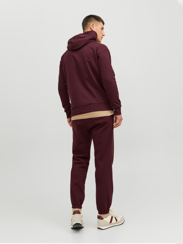 Jack & Jones Jack & Jones Josh Herren-Kapuzenpullover in Burgunderrot