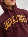 Jack & Jones Jack & Jones Josh Herren-Kapuzenpullover in Burgunderrot