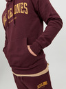 Jack & Jones Jack & Jones Josh Herren-Kapuzenpullover in Burgunderrot