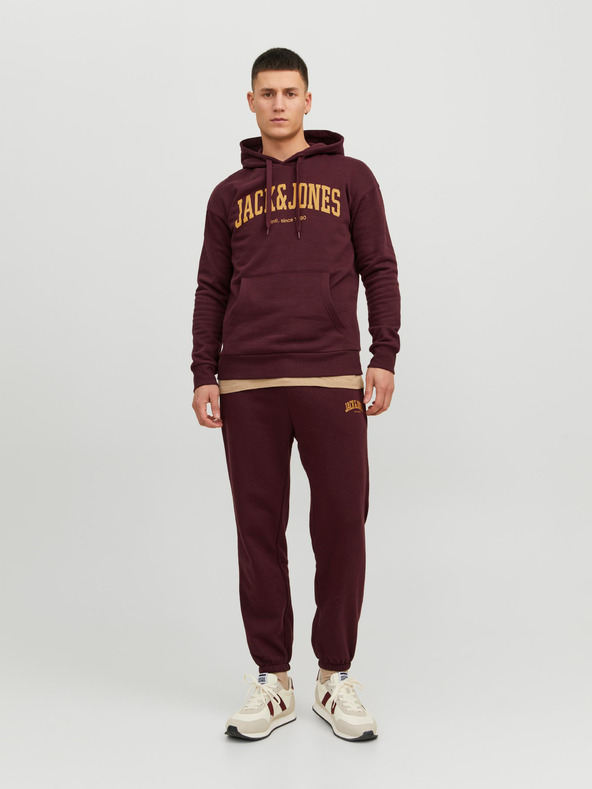 Jack & Jones Jack & Jones Josh Herren-Kapuzenpullover in Burgunderrot