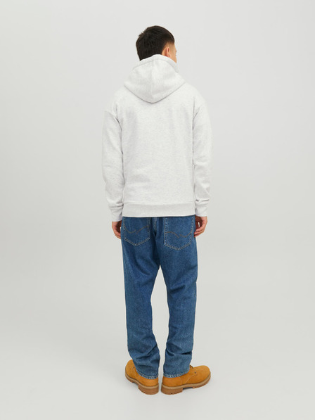 Jack & Jones Hellgrauer Herren-Kapuzenpullover Jack & Jones Josh