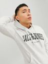 Jack & Jones Hellgrauer Herren-Kapuzenpullover Jack & Jones Josh