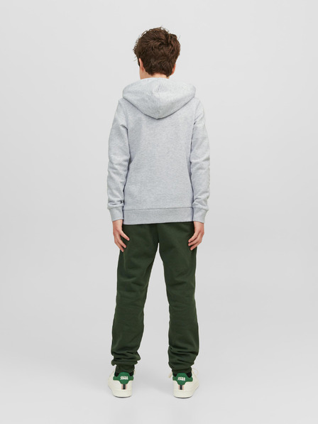 Jack & Jones Hellgrauer Jack & Jones Josh-Kapuzenpullover für Jungen