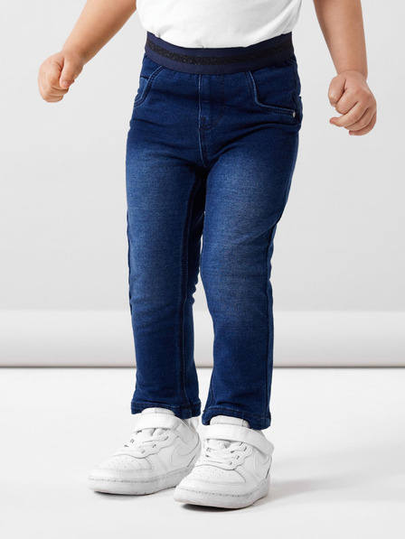 name it Dunkelblaue Slim Fit-Jeans für Mädchen name it Salli