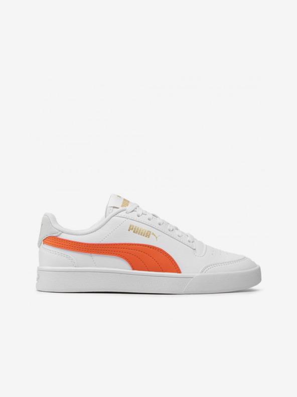 Puma Puma Shuffle Jr. Orange-weiße Kinder-Turnschuhe