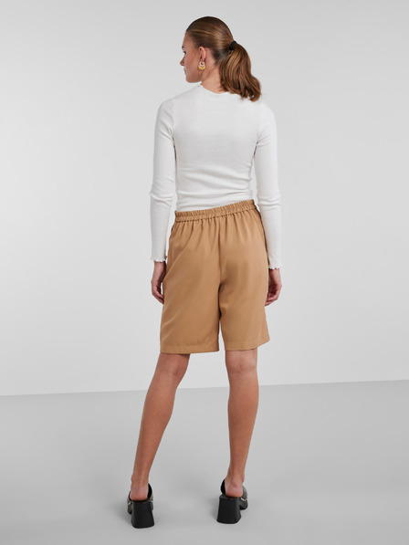 Pieces Hellbraune Damen Shorts Pieces Tally