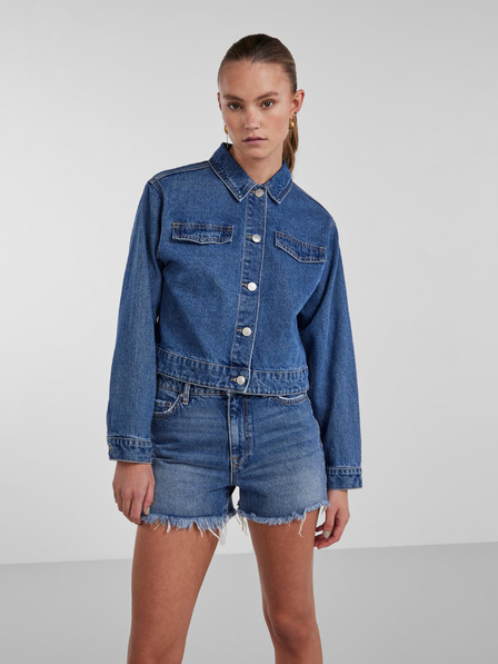 Pieces Blaue Damen-Jeansjacke Pieces Tessie