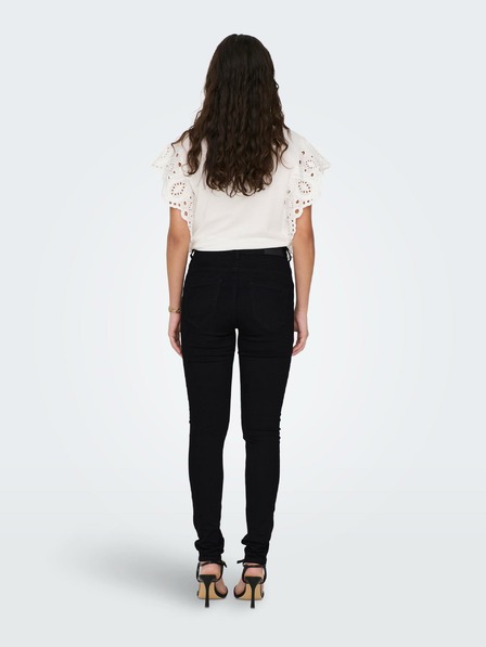 Jacqueline de Yong Schwarze Skinny-Fit-Jeans für Frauen JDY Vega