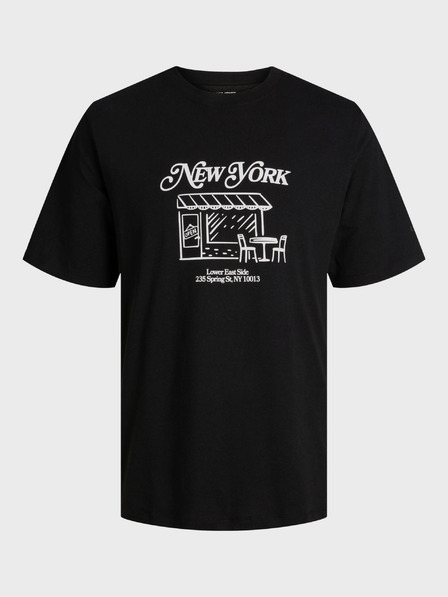 Jack & Jones Schwarzes Jack & Jones Red Hook Herren T-Shirt