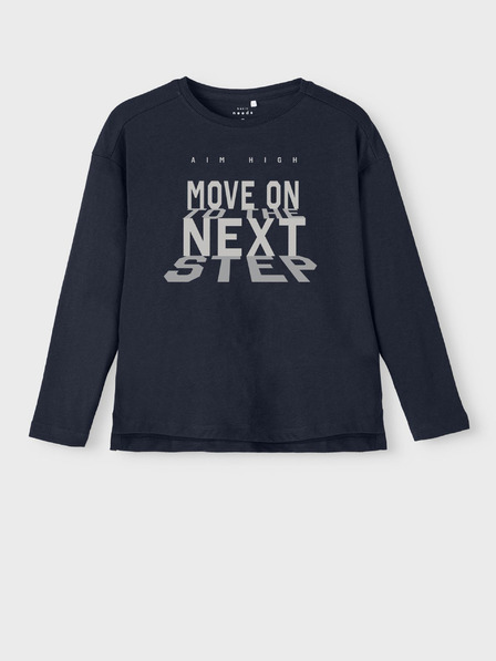 name it Dunkelblaues langärmeliges Name It Vob T-Shirt für Jungen