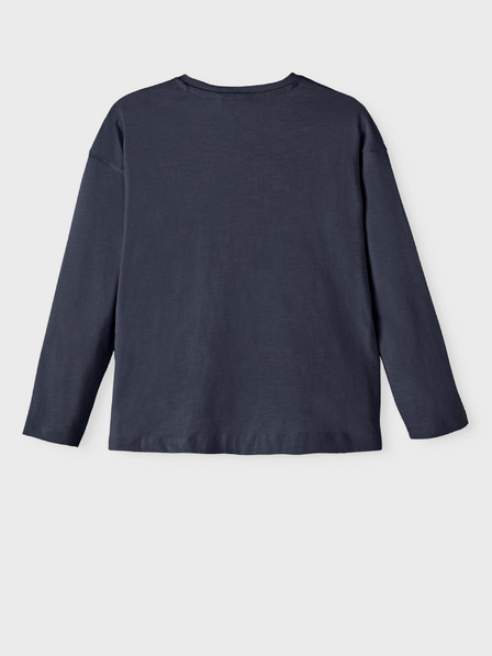 name it Dunkelblaues langärmeliges Name It Vob T-Shirt für Jungen