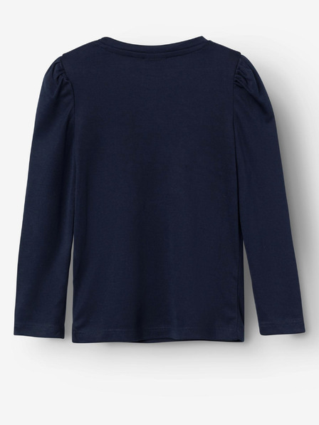 name it Dunkelblaues langärmeliges Mädchen-T-Shirt Namensgebung Lilde