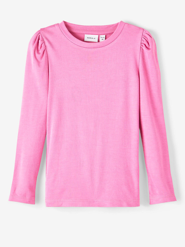 name it Rosa Langarm-T-Shirt für Mädchen, Name: Lilde