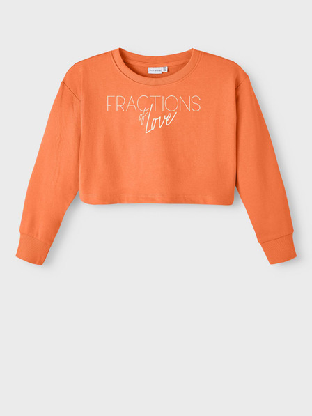 name it Orangefarbenes Sweatshirt für Mädchen, Name: Vanita
