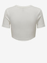 ONLY Weißes Damen-Crop-Top ONLY Lola
