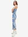 Desigual Blaues gemustertes Maxikleid für Damen Desigual Mississippi