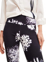 Desigual Weiße und schwarze gemusterte Damen-Leggings Desigual Agnes