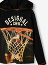 Desigual Schwarzer Jungen-Kapuzenpullover Desigual Jordan
