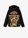Desigual Schwarzer Jungen-Kapuzenpullover Desigual Jordan