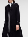 Karl Lagerfeld Schwarzes Hemdkleid KARL LAGERFELD