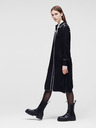 Karl Lagerfeld Schwarzes Hemdkleid KARL LAGERFELD