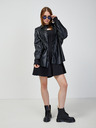 Versace Jeans Couture Schwarzes Versace Jeans Couture Transparentes Kleid