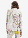 Desigual Weißer gemusterter Damenblazer von Desigual Lia