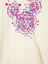 Desigual Desigual Emmline Disney cremefarbenes Kapuzenkleid für Mädchen