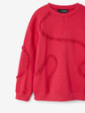 Desigual Dunkelrosa Desigual Inida Mädchen-Sweatshirt