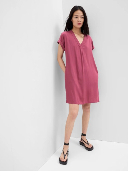 GAP Kleid mit V-Ausschnitt GAP
