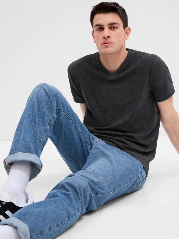 GAP Basic-T-Shirt mit V-Ausschnitt GAP