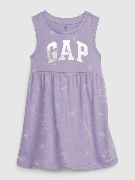GAP Baby Kleid mit Metallic-Logo GAP