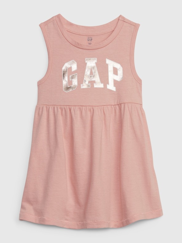 GAP Baby Kleid mit Metallic-Logo GAP