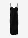 Jacqueline de Yong Schwarzes Damen-Maxikleid aus Satin mit Riemchen JDY Ruby