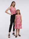 Orsay Rosa und schwarzer geblümter Damen-Jumpsuit ORSAY