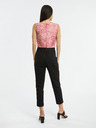 Orsay Rosa und schwarzer geblümter Damen-Jumpsuit ORSAY