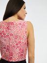 Orsay Rosa und schwarzer geblümter Damen-Jumpsuit ORSAY