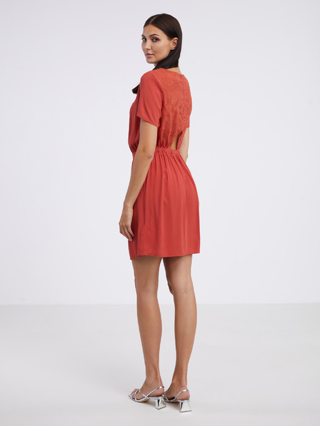 CAMAIEU Brick Frauen Kleid CAMAIEU